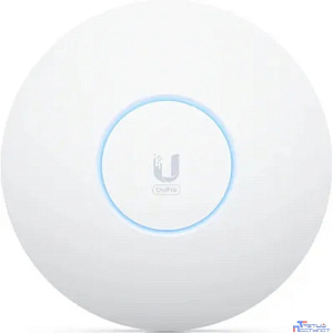 UBIQUITI U6-Enterprise Точка доступа 2,4+5+6 ГГц, Wi-Fi 6E, 4х4 MU-MIMO, 802.3at, 1х 2,5G RJ45