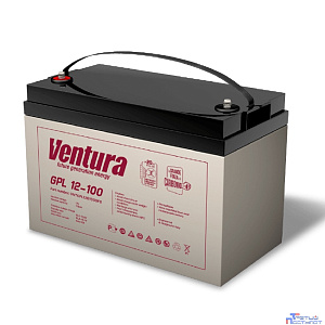 АКБ Ventura GPL 12-100 12V/106Ah {F8, ДхШхВ 331х173х222мм, 30кг, срок службы 12 лет}