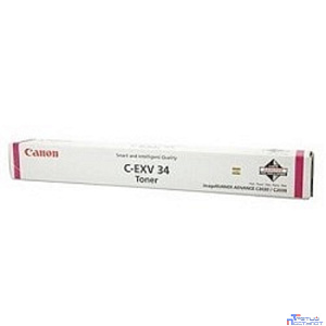 Canon C-EXV34M 3784B002 Тонер-картридж для IR Advance-C2000ser / C2020 / C2025 / C2030, Пурпурный, 16000стр. (CX)
