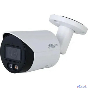DAHUA DH-IPC-HFW2849SP-S-IL-0280B Уличная цилиндрическая IP-видеокамера SmartDualLight 8Мп, 1/2.7” CMOS, объектив 2.8мм, видеоаналитика, микрофон, ИК 30м, LED 30м, IP67, металл