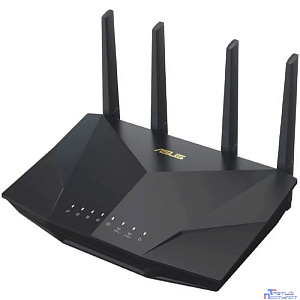 ASUS RT-AX5400 Роутер беспроводной  4 LAN, 1000 Мбит/с, 4 (802.11n), 5 (802.11ac), 6 (802.11ax), 1 x USB 3.2, 3G, 4G/LTE, IPv6 черный