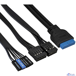 Exegate EX299384RUS Корпус Miditower ExeGate XP-402U2-UNS500 (ATX, БП UNS500 с вент. 12см, 1*USB+2*USB3.0, аудио, черный)