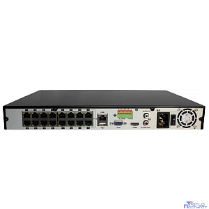 Видеорегистратор Tantos TSr-NV16255P сетевой 16 канальный для IP камер со встроенным 16 портовым PoE коммутатором.