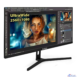 LCD ExeGate 29" ES1500 SmartView {IPS 2560x1080 75Hz 1ms 21:9 300cd 1000:1 178/178 HDMI DisplayPort USB} [EX297302RUS]