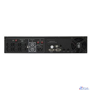 ИБП CyberPower PR1000ELCDRT2UA {Line-Interactive, 1000VA/900W USB/RS-232/Dry/EPO/SNMPslot/RJ11/45 (8 IEC С13), 12В/7 Ач х 4}