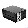Exegate EX264639RUS Корзина для HDD Exegate HS335-01 (универсальная, на 3*3,5" SATA/SAS HDD, занимает 2*5,25" отсека)