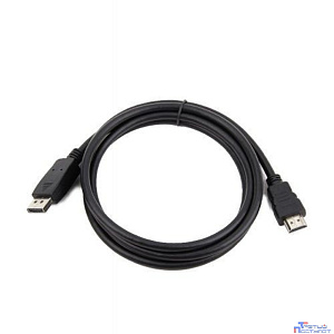 Filum Кабель Display port-HDMI 1 м., медь, черный, разъемы: Display port male- HDMI A male, пакет. [FL-C-DPM-HM-1M] (894191)