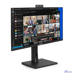 LCD ExeGate 23.8" EV2407TA {IPS 1920x1080 75Hz 5ms 250cd D-Sub HDMI DisplayPort USB Speakers WebCam} [EX297247RUS]
