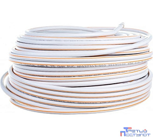 ЭРА Б0044620 Кабель коаксиальный SAT 50 М, 75 Ом, Cu/(оплётка Cu 75%), PVC, цвет белый, бухта 50 м