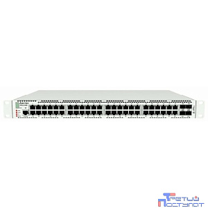 ELTEX MES2348B Ethernet-коммутатор 48 портов 10/100/1000 Base-T, 4 порта 10GBase-R (SFP+)/1000Base-X (SFP), L3, 220V AC, 12V DC