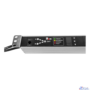 REM Блок розеток Rem-16 с АВР, 1*16A, 4S, подкл к контроллеру R-2MC по Modbus, 2 шнура 1,8м R-16-4S-T-440-1.8(1.8)-S(S)