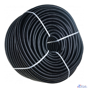 ЭРА Б0036825 Трубы гофр ПНД GOFR-20-100-HD  (черный) d 20мм с зонд. легкая 100м