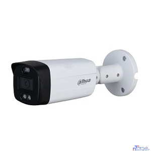 DAHUA DH-HAC-ME1509THP-A-PV-0280B-S2 Уличная цилиндрическая HDCVI-видеокамера Full-color Starlight с активным сдерживанием 5Мп, объектив 2.8мм ИК 40м, LED 40м, IP67, корпус: металл, пластик