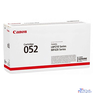 Canon Cartridge 052Bk 2199C002 Тонер-картридж для Canon MF421dw/426dw/428x/429x, LBP 212dw/214dw/215x  (3100 стр.) чёрный