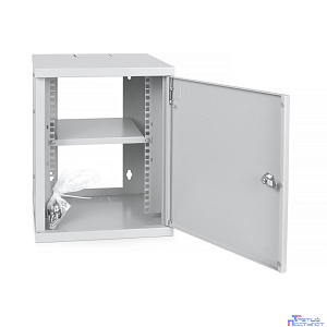 Cabeus WSC-8Um Шкаф телекоммуникационный настенный 10" 8U 326x300x405mm (ШхГхВ) дверь металл