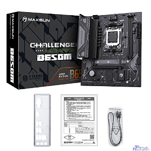MAXSUN MS-Challenger B650M (Socket AM5, mATX, 2*DDR5, HDMI/DP, 4*SATA3, 1*M.2, 1*PCIEx16/1*PCIEx1, 2*USB2.0, 4*USB 3.2 Gen1, LAN 1*1G, RTL)