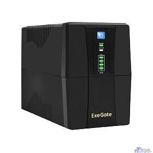 Exegate EX292784RUS ИБП ExeGate Power Back BNB-1000.LED.AVR.4C13.RJ.USB <1000VA/550W, LED, AVR, 4*C13, RJ45/11,USB, Black>