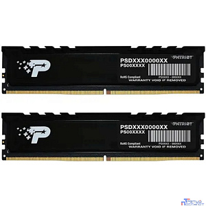 Память DDR5 2x8GB 4800MHz Patriot PSP516G4800KH1 Signature Premium RTL PC5-38400 CL40 DIMM 288-pin 1.1В kit single rank с радиатором Ret