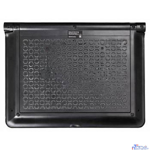 BURO Подставка для ноутбука 17"398x300x29mm 2xUSB 2x 140mmFAN 926г металлическая сетка/пластик черный (BU-LCP170-B214)
