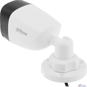 DAHUA DH-HAC-HFW1200CLP-IL-A-0280B-S6 Уличная цилиндрическая HDCVI-видеокамера с интеллектуальной двойной подсветкой 2Мп, объектив 2.8мм, ИК 20м, LED 20м, IP67, корпус: металл, быстрый монтаж