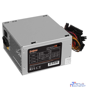 Exegate EX292178RUS Блок питания 750W ExeGate UN750 (ATX, 12cm fan, 24pin, 4pin, PCIe, 3xSATA, 2xIDE, FDD)