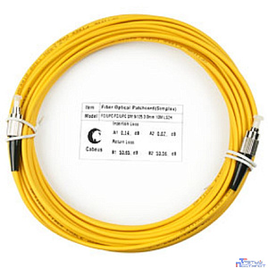 Cabeus FOP(s)-9-FC-FC-15m Шнур оптический simplex FC-FC 9/125 sm 15м LSZH
