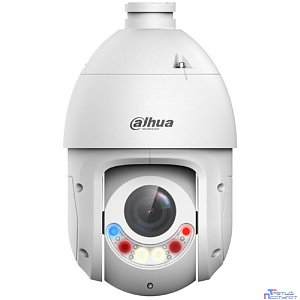 DAHUA DH-SD4E425GB-HNR-A-PV1 Уличная купольная PTZ IP-видеокамера TiOC с активным сдерживанием и ИИ 4Мп, 1/2.8” CMOS, моторизованный объектив 5~125мм (25x), видеоаналитика, ИК 100м, LED 100м, IP66