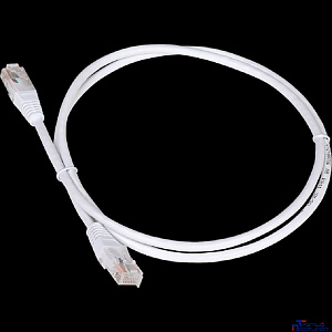 Патч-корд TWT UTP Cat.5e, залив колп, 10.0 м, белый (TWT-45-45-10-WH)