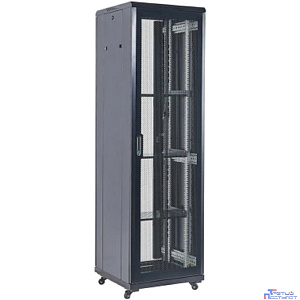 Rexant (04-1866-232) Напольный шкаф 19" 18U 600?600, дверь перфорация, черный, RAL 9005
