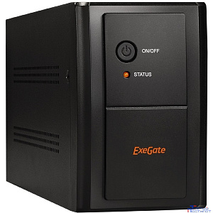 Exegate EP285527RUS ИБП ExeGate SpecialPro UNB-2200.LED.AVR.EURO.RJ.USB <2200VA/1300W, LED, AVR, 4 евророзетки, RJ45/11, USB, Black>