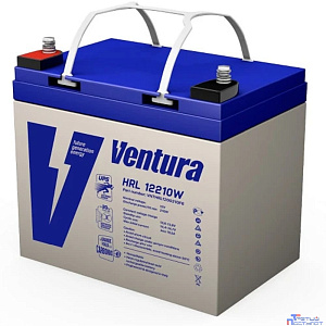АКБ Ventura HRL 12210W 12V/912 Вт/блок {F6, ДхШхВ 196х131х166мм, масса 11,00 кг, срок службы 12 лет}