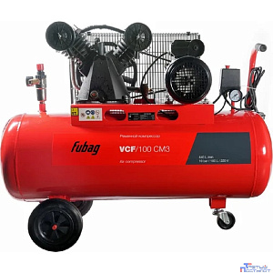 FUBAG VCF/100 СМ3 Компрессор [641272/45681472/8641817] {Реси- вер, 100 Произ- водит., л/мин 440 Давле- ние, бар 10 Мощность, кВт 2.2 Напря- жение, В 220 Вес, кг 77}