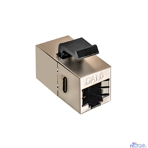 Exegate EX297347RUS Модуль проходной ExeGate CP45-KJ-SH-C5e/6 (RJ45-RJ45 формата Keystone Jack, Кат.5e/6, экранированный)