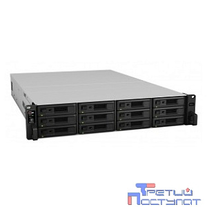 Synology RS3621xs+ (Rack2U) 8C2,1Ghz/8Gb (64)/RAID0,1,10,5,6/up to12HP HDDs SATA(3,5"or2,5")up to 36 with 2xRX1217RP/2xUSB/4GE+2x10GE/2xPCIe/iSCSI/2xIPcam(upto90)/2xRPS/no rail/5YW