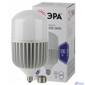 ЭРА Б0032090 Лампа светодиодная STD LED POWER T160-100W-6500-E27/E40 Е27 / Е40 100Вт колокол холодный дневной свет