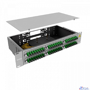 NTSS Кросс 19" NTSS PREMIUM, предсобранный 2U, 32 порта SC/APC, 9/125 мкм, (сплайс, пигтейлы, кдзс, планки, адаптеры) NTSS-RFOB-PM-2U-32-SC/A-9-SP1.5G1A