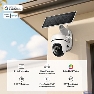 TP-Link Tapo C630 KIT Комплект умной поворотно-наклонной камеры с солнечной панелью