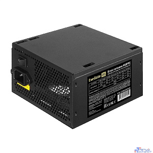 Exegate EX260638RUS-PC Блок питания 400W ExeGate 400PPE (ATX, APFC, PC, КПД 80% (80 PLUS), 12cm fan, 24pin, (4+4)pin, PCIe, 5xSATA, 3xIDE, black, кабель 220V в комплекте)