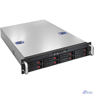 Exegate EX296232RUS Серверная платформа ExeGate Pro 2U550-HS08 <RM 19", высота 2U, глубина 550, Redundant БП Chicony 2x550W, 8xHotSwap, USB>