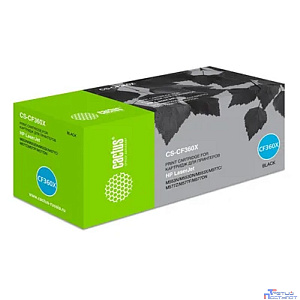 CACTUS CF360X Тонер Картридж Cactus CS-CF360X черный для HP CLJ M552dn/M553dn/M553N/M553x (12500стр.)