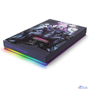 Seagate Portable HDD 2TB FireCuda External Hard Drive King Wakanda Special Edition