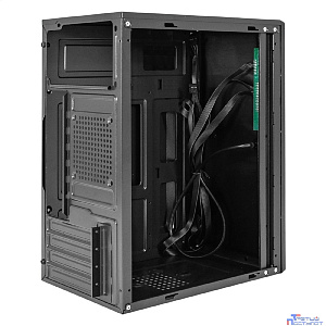 Exegate EX299269RUS Корпус Minitower ExeGate BAA-408-UNS400 (mATX, БП UNS400 с вент. 12см, 2*USB, HD Audio, черный)