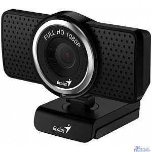 Web-камера Genius ECam 8000 Black {1080p Full HD, вращается на 360°, универсальное крепление, микрофон, USB} [32200001406]