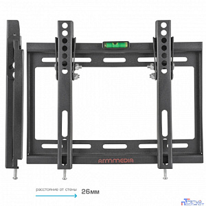 Arm Media STEEL- 6  черный 15"-47" макс.35кг настенный наклон