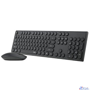 Клавиатура + мышь Rapoo X260S клав:черный мышь:черный USB беспроводная