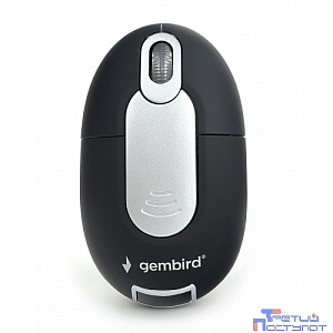 Мышь беспров. Gembird MUSW-600, 2,4ГГц, 1200DPI, 3кн черная