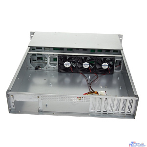 Exegate EX281297RUS Серверный корпус ExeGate Pro 2U550-HS12 <RM 19",  высота 2U, глубина 550, БП 1U-700ADS,12xHotSwap, USB>