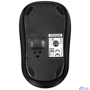Мышь беспроводная A4Tech G3-300NS black (оптическая,  silent, USB, 2but, 1200dpi)(G3-300NS