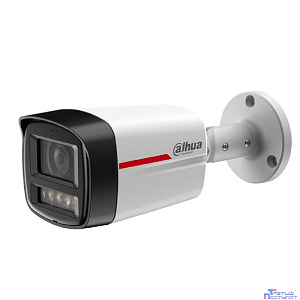 DAHUA DH-IPC-HFW2249TLP-S-LED-0360B-PRO Уличная цилиндрическая IP-видеокамера WizColor 2Мп, 1/2.9” CMOS, объектив 3.6мм, видеоаналитика, микрофон, LED 50м, IP67, металл