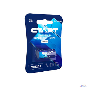СТАРТ CR 123А 1500мАч Blue – 20/200 (1 шт. в уп-ке) {03187}